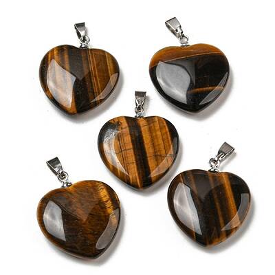 Natural Tiger Eye Pendants