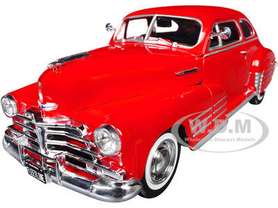 1948 Chevrolet Fleetline Aerosedan Red Special Edition Series 1/25 Diecast Model Car by Maisto