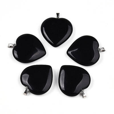 Natural Obsidian Pendants