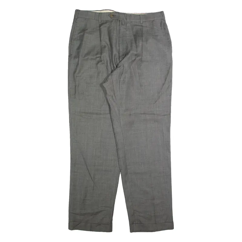 TOMMY HILFIGER Chino Mens Trousers Grey Regular Straight W35 L32