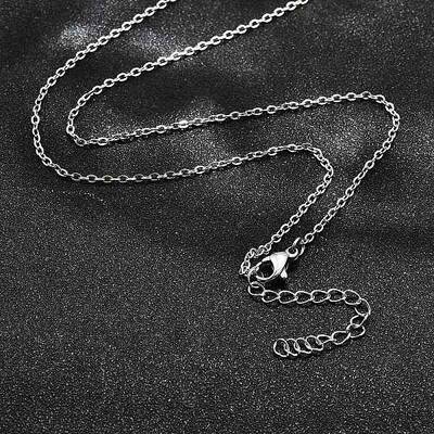 Non-Tarnish 304 Stainless Steel Cable Chain Necklace