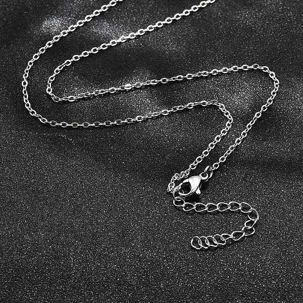 Non-Tarnish 304 Stainless Steel Cable Chain Necklace