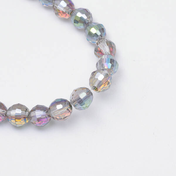 Electroplate Glass Bead Strands