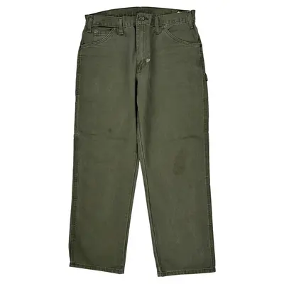 Dickies Carpenter Trousers - 34″ Waist Khaki Cotton