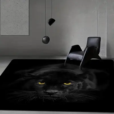 Animal Pattern Large Rug, 1 Count Anti-slip & Waterproof Carpet, Universal Soft Furnishing Carpet for Living Dining Dorm Room...