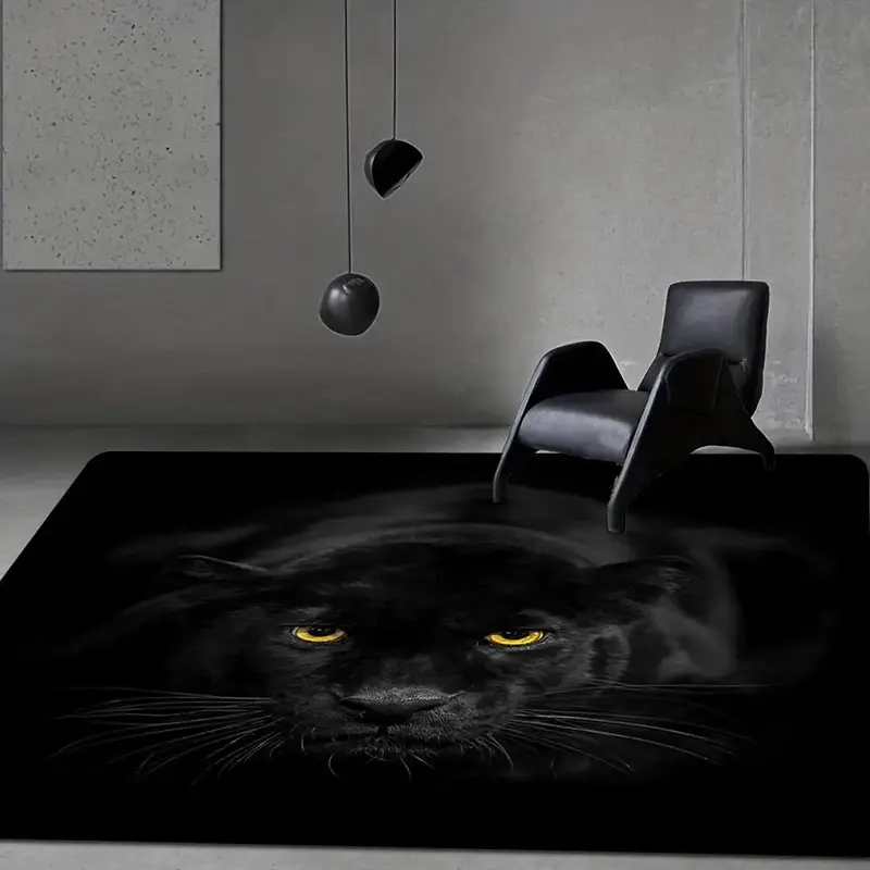 Animal Pattern Large Rug, 1 Count Anti-slip & Waterproof Carpet, Universal Soft Furnishing Carpet for Living Dining Dorm Room...