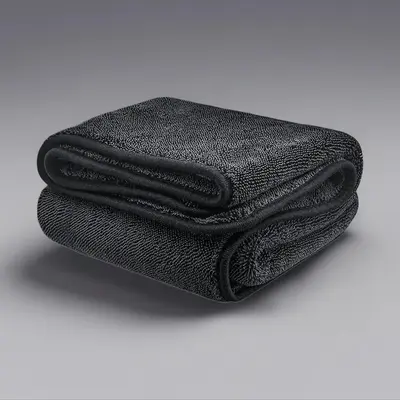 Microfiber Car Drying Towel, 1 Count Multipurpose Cleaning Towels for Cars, Edgeless Car Drying Towel, Car Detailing Towel, C...