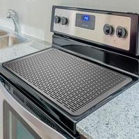 Heat-Resistant Silicone Stove Cover Mat & Utensils – Non-Slip Kitchen Protector, Cozy Fall Collection 2025 – Durable Cook...