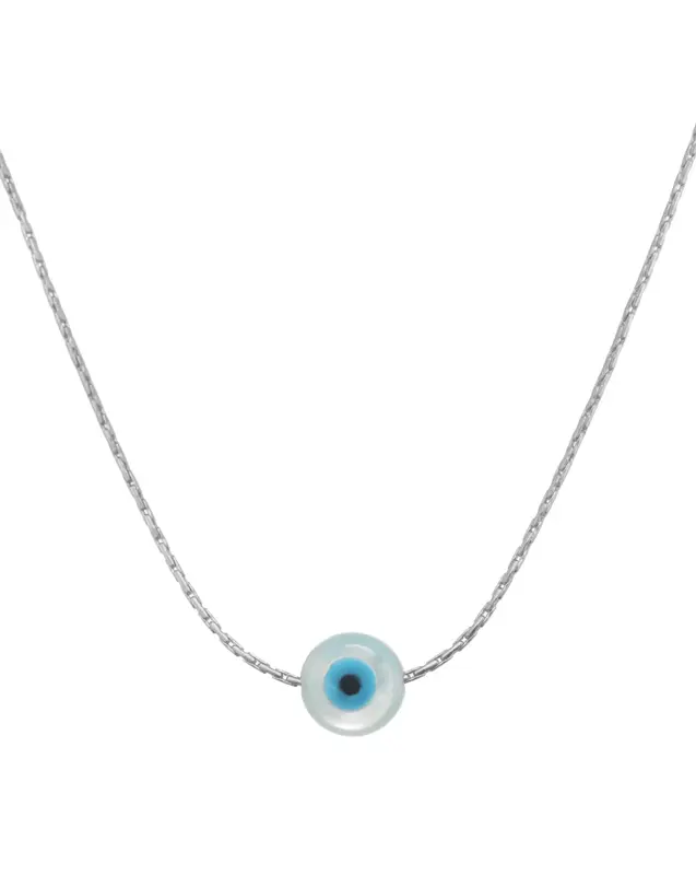 Idra Necklace | Metal Color: Silver