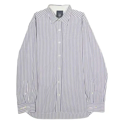 GANT Mens Shirt Blue Striped Long Sleeve M