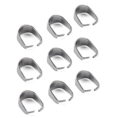 Tarnish Resistant 304 Stainless Steel Snap on Bails