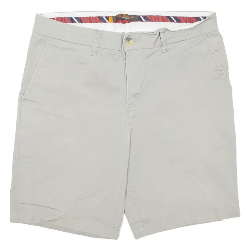BEN SHERMAN Mens Chino Shorts Grey L W36