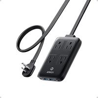 Anker Charging Station, 20W Max 8-in-1 USB-C Power Strip for iPhone 15/14 and MacBook Air/Pro, 5 ft Thin Cord with 4 AC, 2 US...