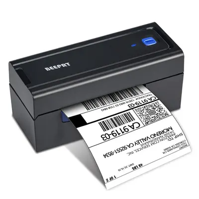 Wireless Shipping Printer 4x6 label, 480bt-Bluetooth Printer for Shipping Packages, Compatible with iOS, Android, PC, Mac, Et...