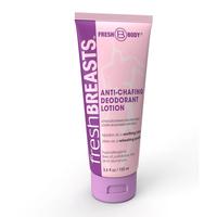 Fresh Breasts Anti-Chafing Cream to Powder for Under Boobs, Inner Thighs - Lotion Made without Talc, Aluminum, Parabens or Ad...