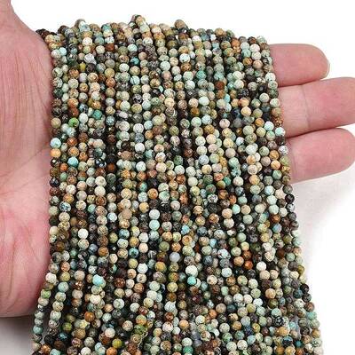 Natural HuBei Turquoise Beads Strands