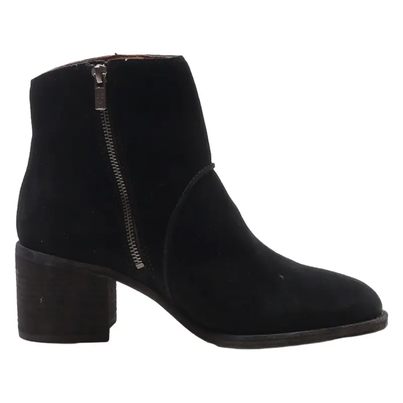 FRYE Ankle Boots Black Suede Womens UK 5
