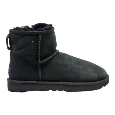 UGG Ankle Boots Black Leather Womens UK 5