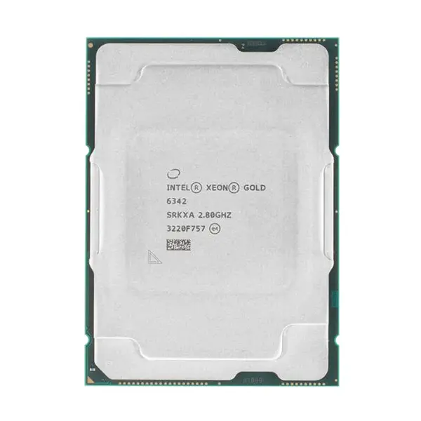 P44439-001 HP 2.80GHz Socket LGA 4189 36 MB L3 Cache Intel Xeon Gold 6342 24-Core Processor