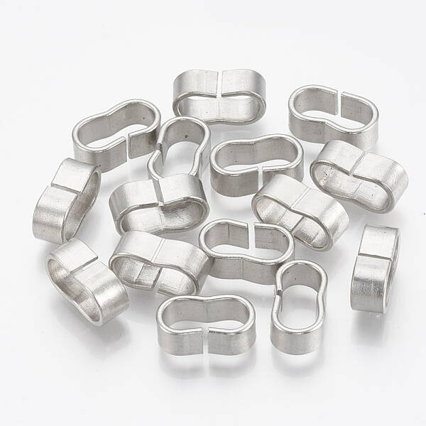 Tarnish Resistant 304 Stainless Steel Slide Charm