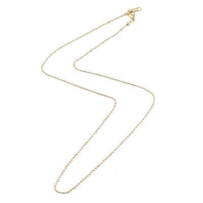Ion Plating(IP) 304 Stainless Steel Ball Chain Necklace for Men Women