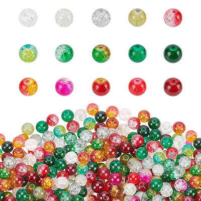 8mm Crystal Glass Beads