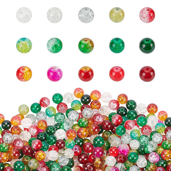 8mm Crystal Glass Beads