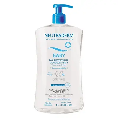 Neutraderm Baby Delicate Cleansing Water 3 In 1 Sensitive Skin Sensitive Skin 1l