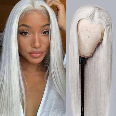 White Wig Transparent HD Lace Front Wigs 13*4 13*6 Frontal Brazilian Ashimary Human Hair Wigs