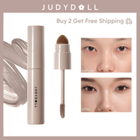 Judydoll Liquid Contour & Liquid Highlighter, Face Sculpting Liquid Highlighter & Contour With Brush, Anti-Smudge & Brighteni...