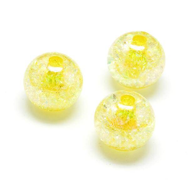 Crackle Style Acrylic Beads
