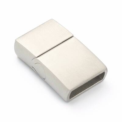 Tarnish Resistant 304 Stainless Steel Magnetic Clasps with Glue-in Ends
