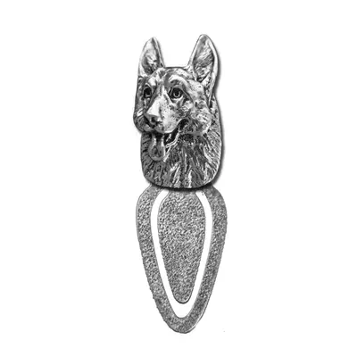 New-Spin Metal Casting German Shepherd Bookmark
