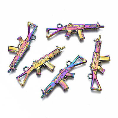 Rainbow Color Alloy Pendants