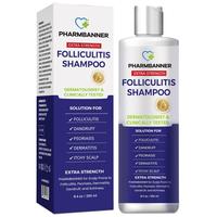PHARMBANNER Anti-Fungal Shampoo – Relief for Folliculitis, Seborrheic Dermatitis & Scalp Psoriasis | Soothes Itchy, Dry Sca...