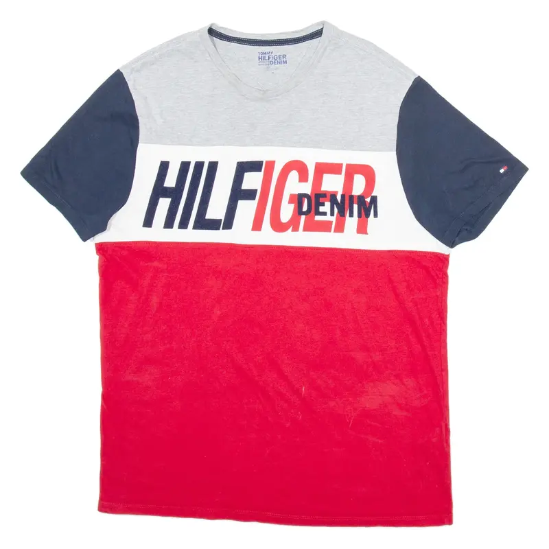 TOMMY HILFIGER Mens T-Shirt Red M