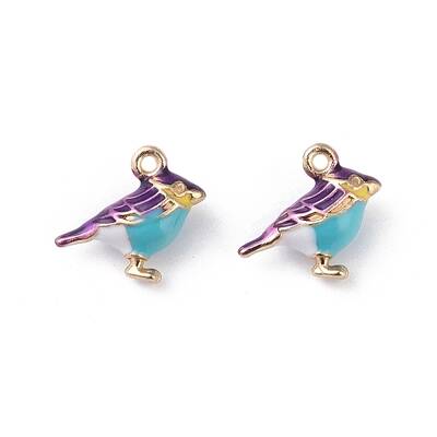 Alloy Enamel Pendants