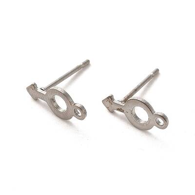 Non-Tarnish 304 Stainless Steel Studs Earrings