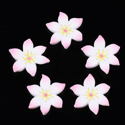 Spray Painted Opaque Resin Cabochons