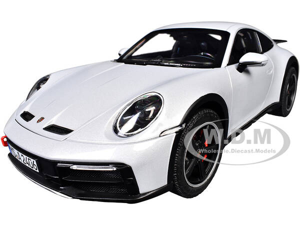 2023 Porsche 911 Dakar Ice Gray Metallic 1/18 Diecast Model Car by Norev