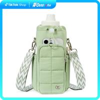 Telena RFID Water Bottle Holder with Strap 40 oz Crossbody Water Bottle Bags for Women Men Walking, Running