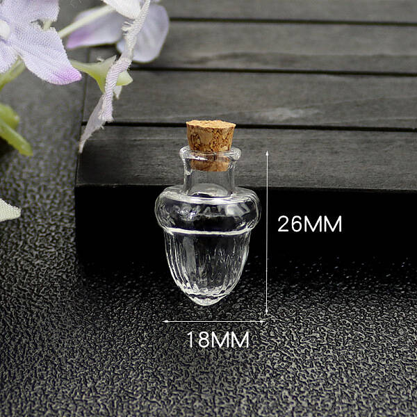Clear Glass Bead Containers