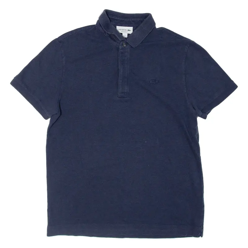 LACOSTE Mens Polo Shirt Blue M