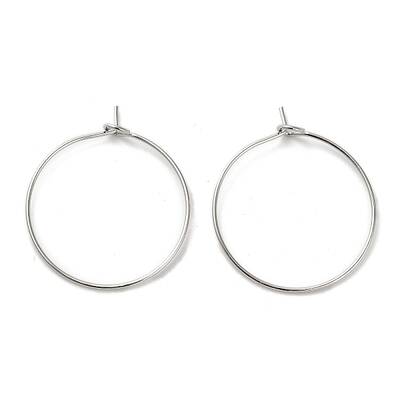 Brass Hoop Earrings Findings