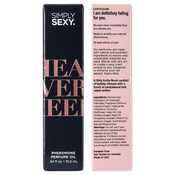 Simply Sexy Head Over Heels - Pheromone Perfume Oil Roll on - .34oz - 10.2ml