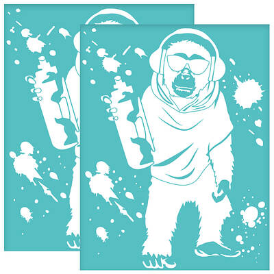 Self-Adhesive Silk Screen Printing Stencil