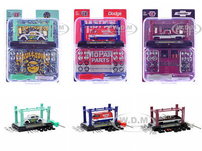 Model Kit 3 piece Car Set Release 74 Limited Edition to 9600 pieces Worldwide 1/64 Diecast Model Cars by M2 Machines