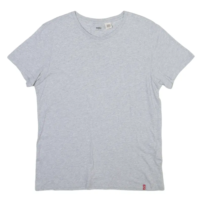 LEVI'S Mens T-Shirt Grey Crew Neck L