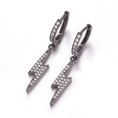 Brass Leverback Earrings