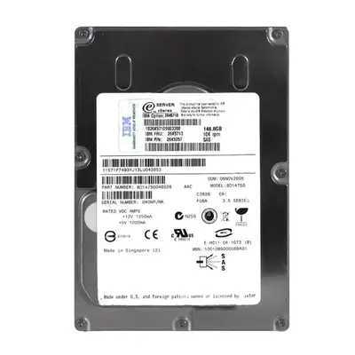 26K5257 IBM 146.8GB 3Gb/s SAS 10000 3.5-inch 16MB Hard Drive